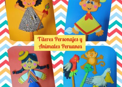 Aula Video Títeres de Personajes y Animales Peruanos